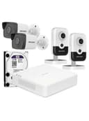Hikvision IP 2 MP звук 4 штук