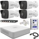 Камера видеонаблюдения Hikvision IP,2 MP 4 штук