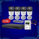 Комплект видеонаблюдения: 4 IP камеры 4MP