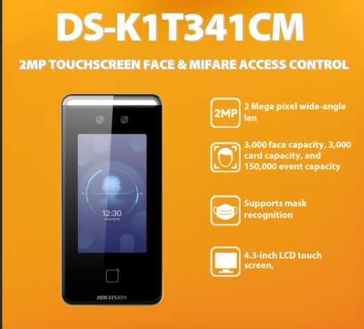 DS-K1T341CM face id — 1