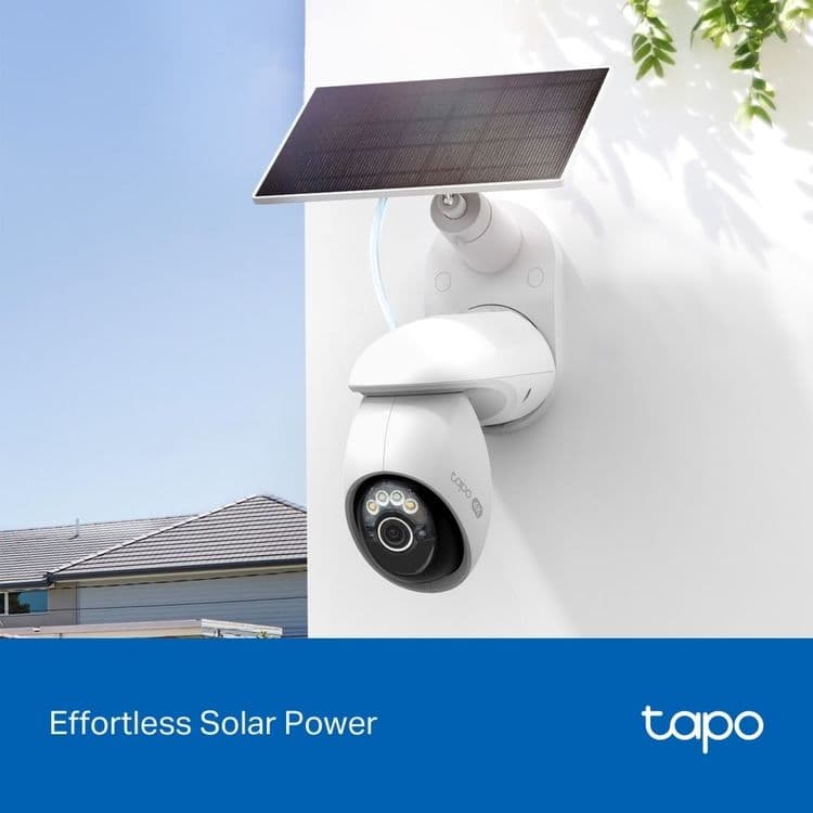 4K Камера Tapo C660 KIT — Солнечная панель, 360°, Запись 24/7 — 2