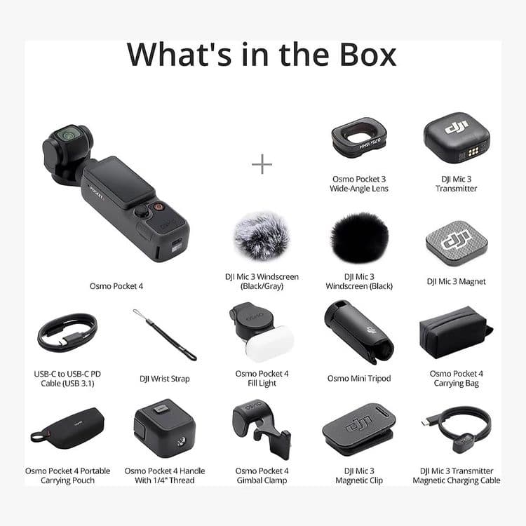 Dji Osmo Pocket 4 Creator Combo New 2026 — 5