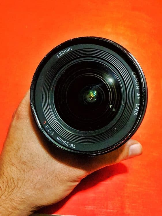 16-35.   2.8 Canon — 4