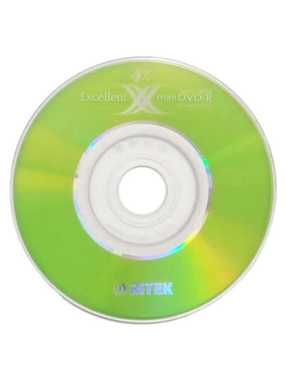 Диск mini DVD-R, диаметр 8 см, Болванка 1.4GB, 4x.printable — 2