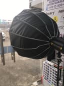 softbox zontik lampa rgb