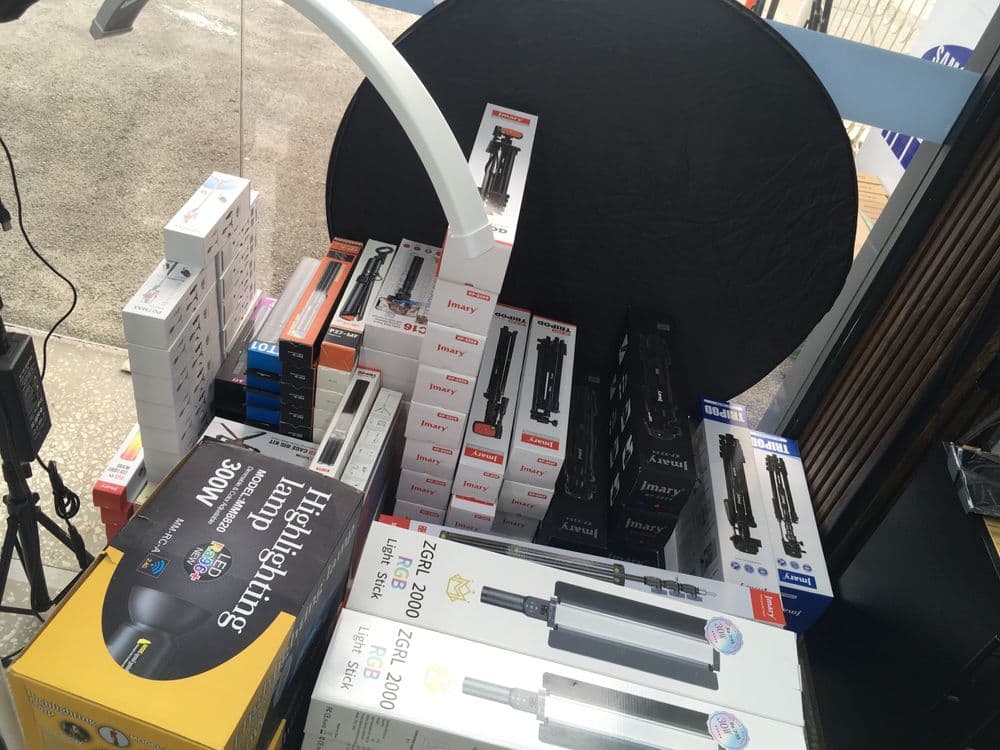 softbox zontik lampa rgb — 7