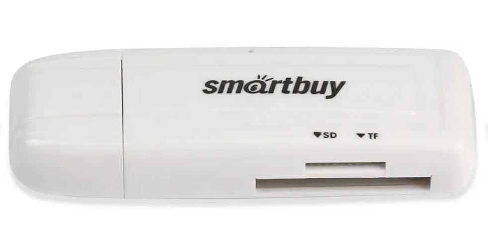 Картридер 705 Smartbuy, USB 3.0 SD/microSD, белый — 6