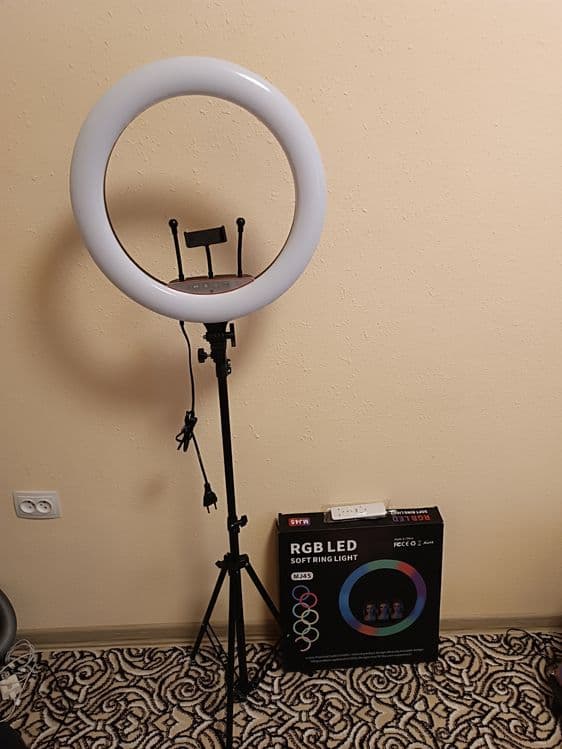 Лампа Кольцевая Лампа RGB led размер mj 45 янгги — 2