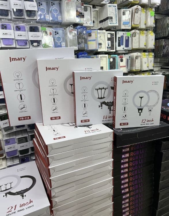 Shtativli Kalsevoy Lampa,Светодиодная кольцевая лампа c штативом Jmary — 2