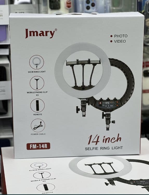 Shtativli Kalsevoy Lampa,Светодиодная кольцевая лампа c штативом Jmary — 7