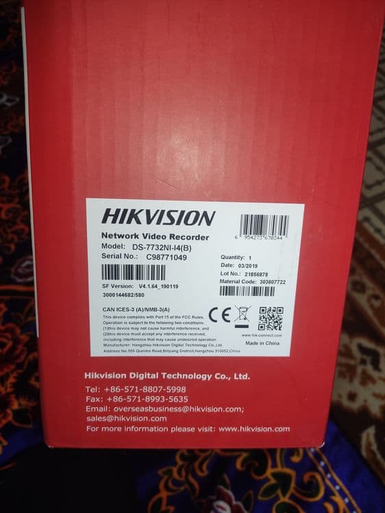 Video yozgich Hikvision Nvr 32 kanalli 32 dona kamera oʻqiydi — 3