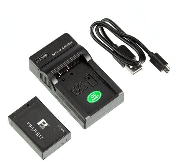 Аккумулятор FB LP-E17 для Canon + зарядное устройство USB — 1