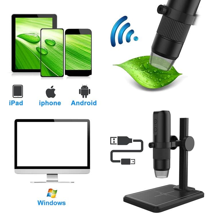 WiFi Микроскоп биологический электронный Microscope Mikroskop Mikrasko — 3