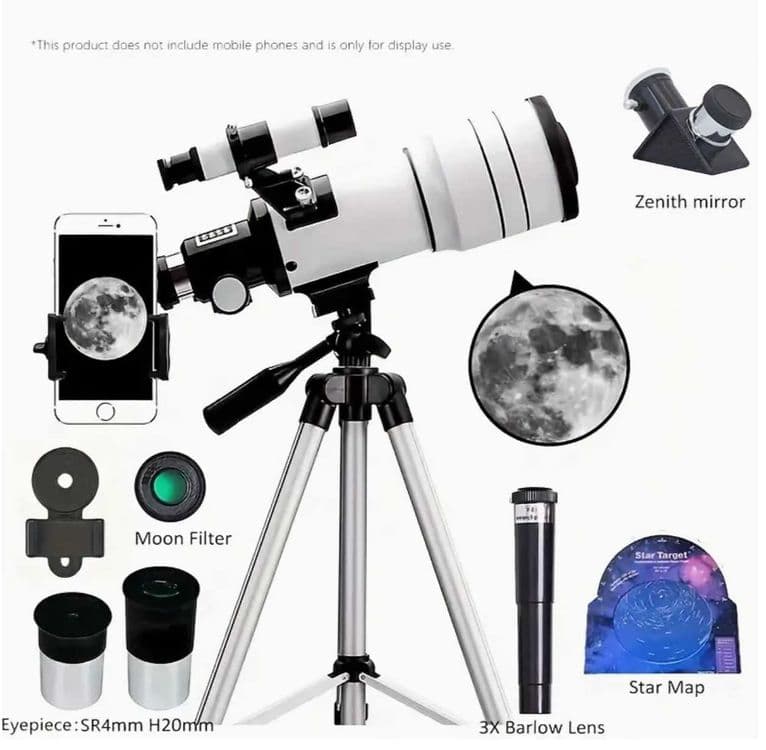 Телескоп рефрактор Астрономический Профессиональный Teleskop Telescope — 2