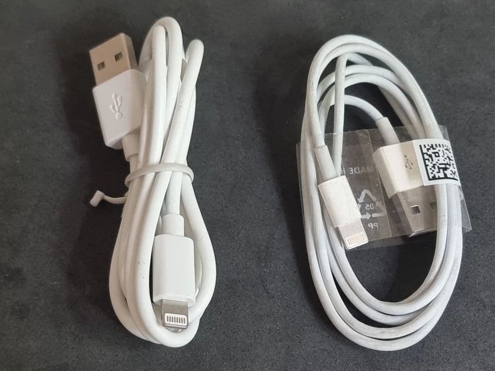 Кабель зарядки и данных lighting iPhone цена за 2 штуки — 1