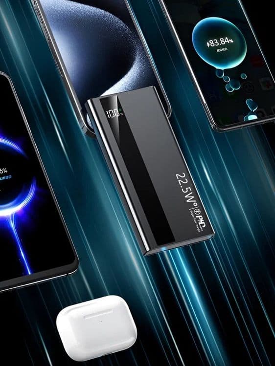 Powerbank Внешний аккумулятор 10 000 mA/h 22.W с быстрой зарядкой — 5