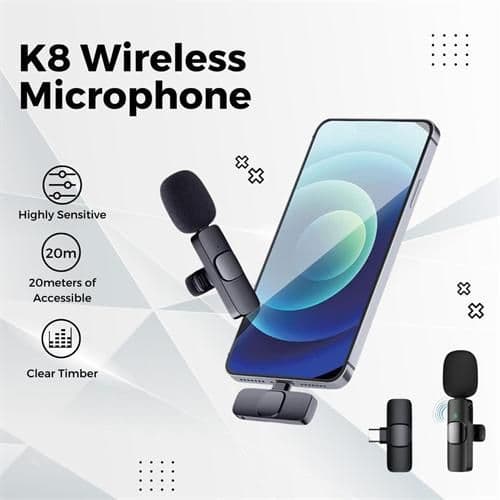 Беспроводной микрофон K8-K9 петличка для iPhone + Android — 1