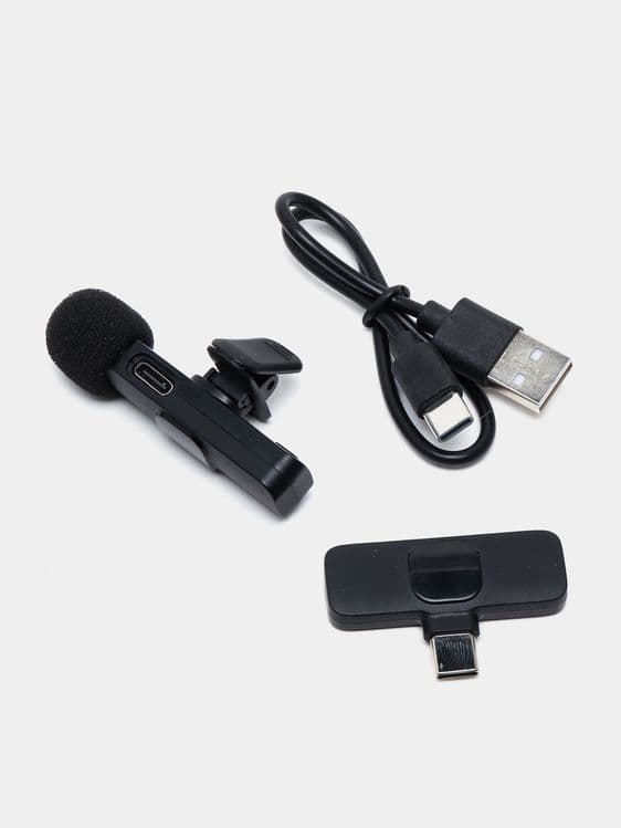 Беспроводной микрофон K8-K9 петличка для iPhone + Android — 7
