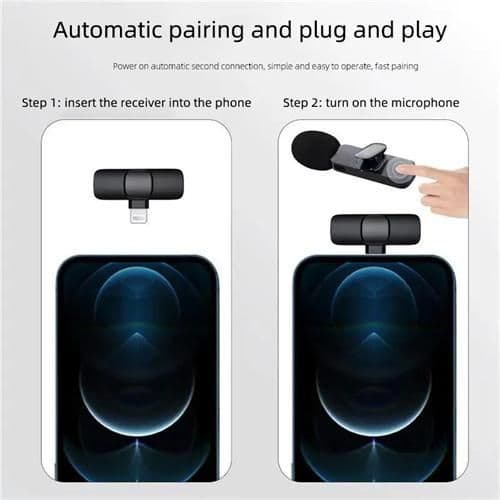 Беспроводной микрофон K8-K9 петличка для iPhone + Android — 8