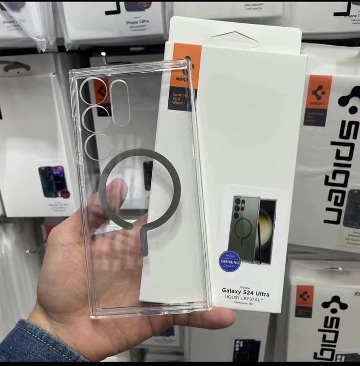 Чехол Spigen на Samsung S24 Ultra + стекло — 1