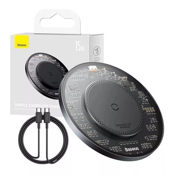 Беспроводная зарядка Baseus Simple 2 Wireless Charger 15W. Zaryadka — 1