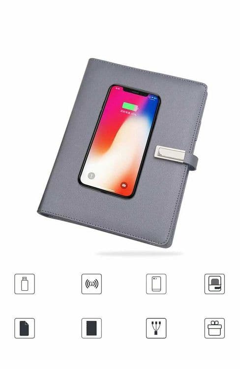 Оригинал ОПТОМ — Ежедневник с зарядкой (Блокнот с Power Bank) — 1