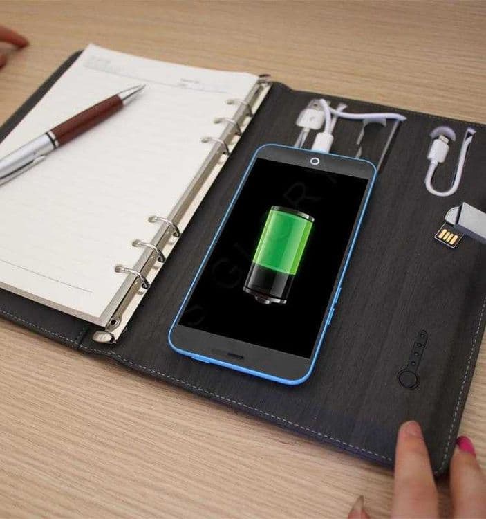 Оригинал Ежедневник С Зарядкой Блокнот С PowerBank Для Удобства — 1