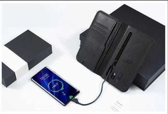 Доставка! Кошелек Power Bank 6800 мА/беспроводная зарядка  ак90 — 1