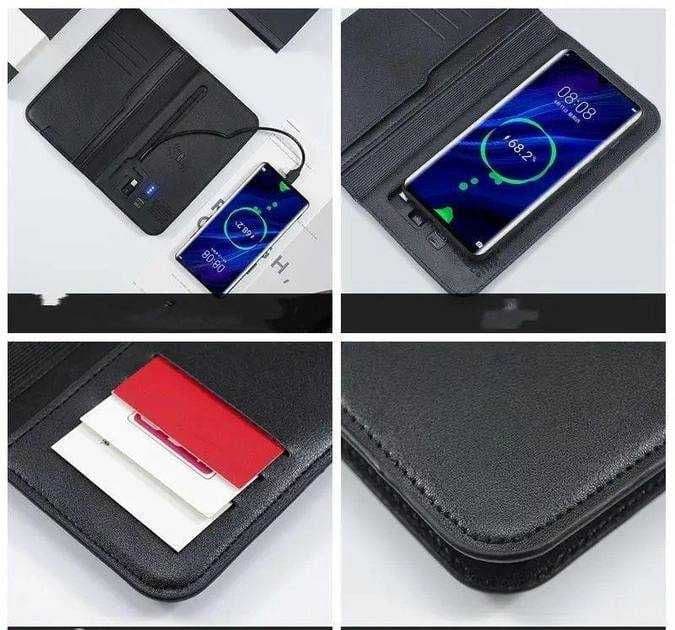 Доставка! Кошелек Power Bank 6800 мА/беспроводная зарядка  ак90 — 3