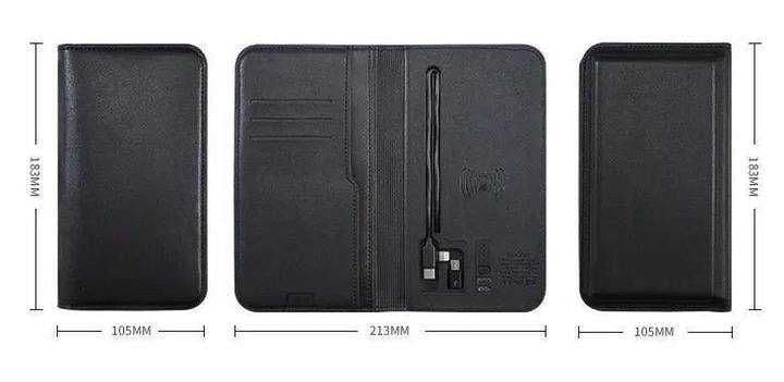 Доставка! Кошелек Power Bank 6800 мА/беспроводная зарядка  ак90 — 5