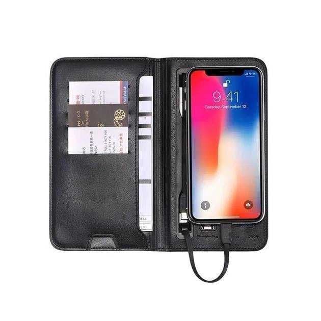 Доставка! Кошелек Power Bank 6800 мА/беспроводная зарядка  ак90 — 6