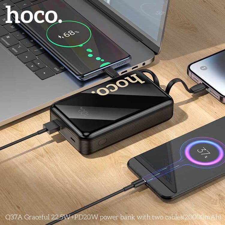 Hoco Q37A Graceful 22.5W+PD20W 20000mAh Power Bank for iPhone 16 — 1