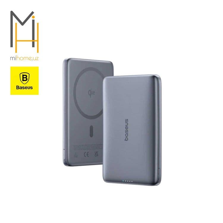 Внешний аккумулятор Baseus Ultra-Slim с MagSafe 5000mAh 20W PPKPC-0520 — 1