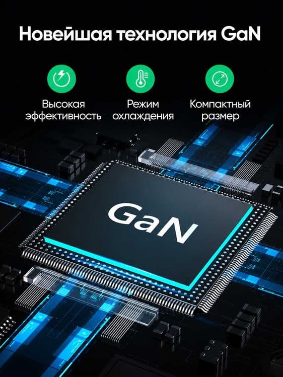 Зарядное устройство UGREEN CD226 100W GaN быстрая зарядка — 4