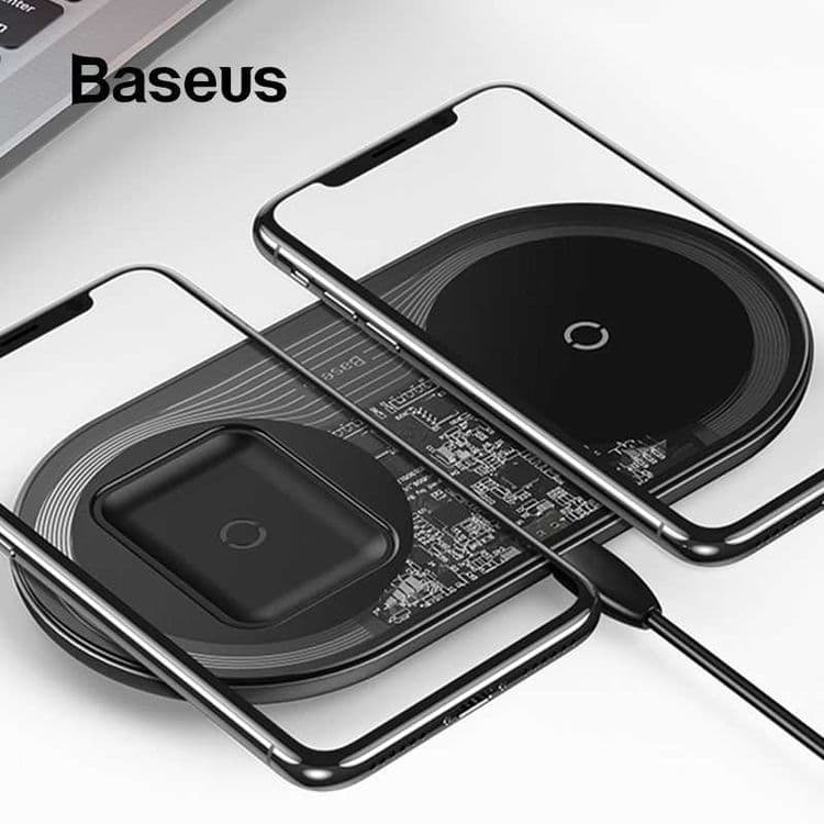 Baseus Беспроводное зарядное устройство 24w 2в1 Турбо — 5