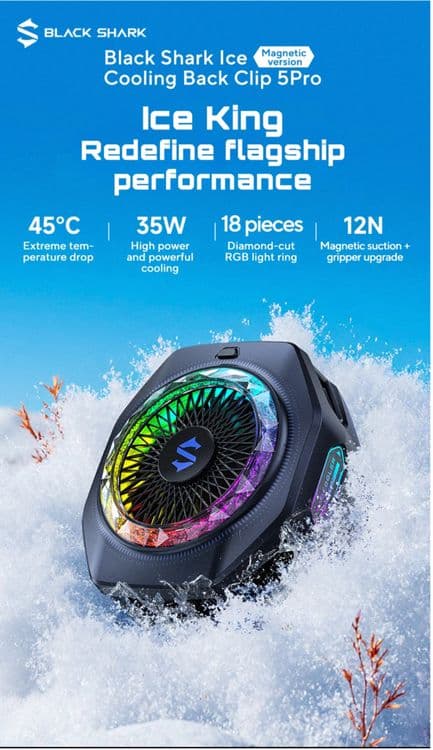 Кулер Black Shark 5 Pro для iPhone и Samsung — 2