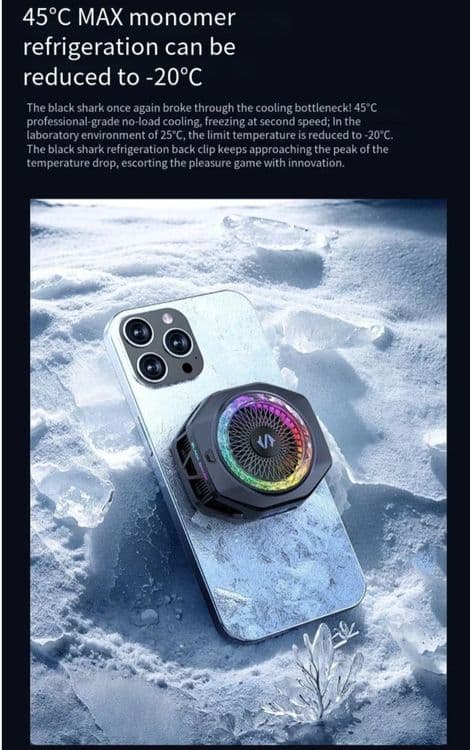 Кулер Black Shark 5 Pro для iPhone и Samsung — 5