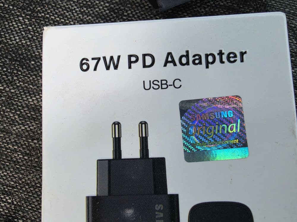 67 watt samsung zaryadchik original — 2