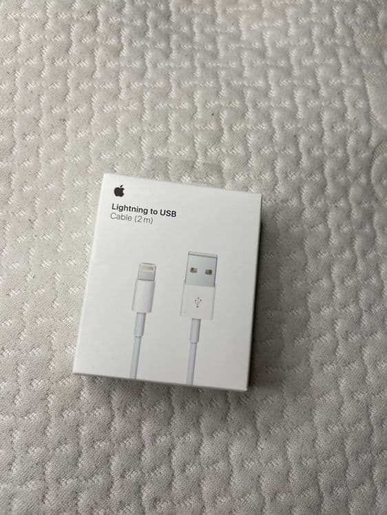 2 метра провод, оригинал Apple — 1