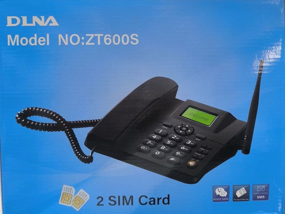Супер, абсолютно новый, стационарный GSM телефон 2 сим карты, домашний — 1