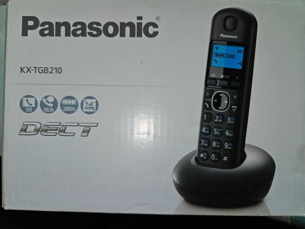 Радиотелефон телефонная трубка panasonic телефон — 3
