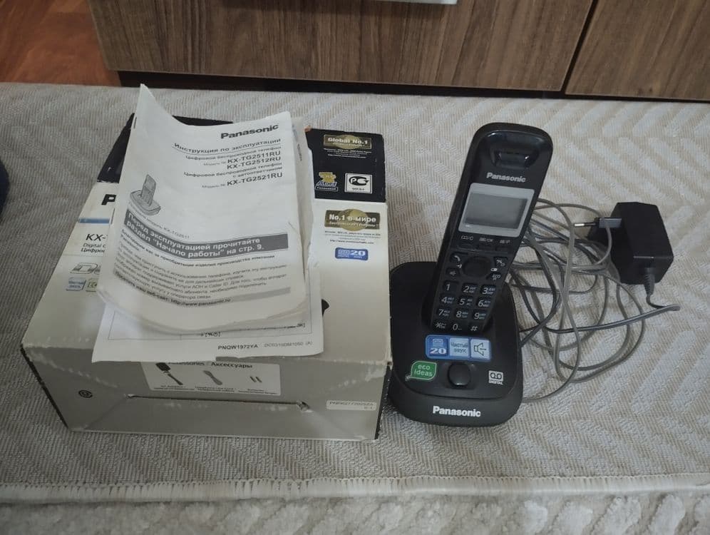 Радио телефон Panasonic KX-TG2521RUполурабочий — 6