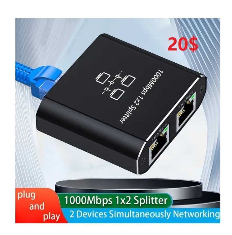 Ethernet коммутатор 1 к 2, 1 к 4. Высокая скорость 1000Mbps без потерь — 4