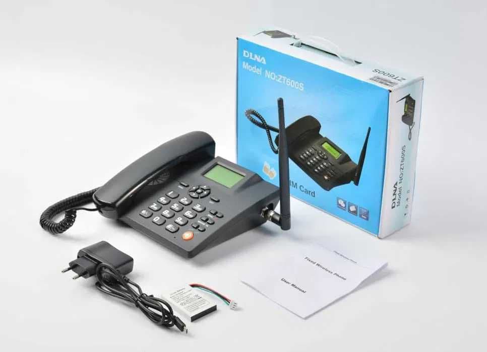 GSM стационарный беспроводной телефон   DLNA ZT600 2 TA SIM KARTALIK — 2