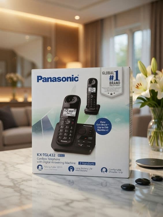 Радиотелефон Panasonic KX-TGL432 с двумя трубками и автоответчиком — 4