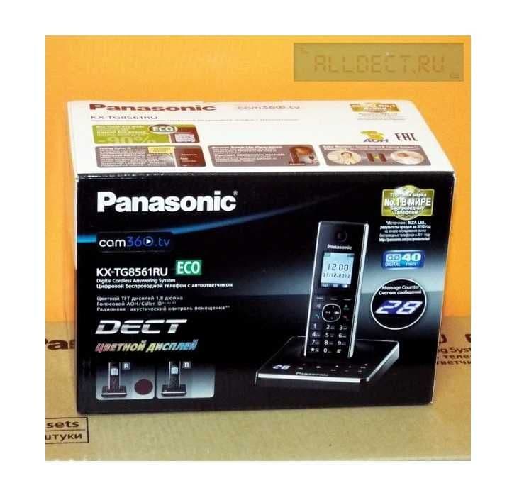 Радиотелефон Panasonic KX-TG8561 Ru  (Original) — 8