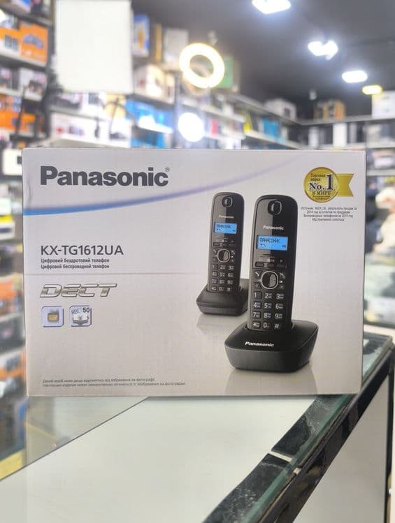 Супер, абсолютно новый, радиотелефон panasonic 1612 домашний, damashni — 1