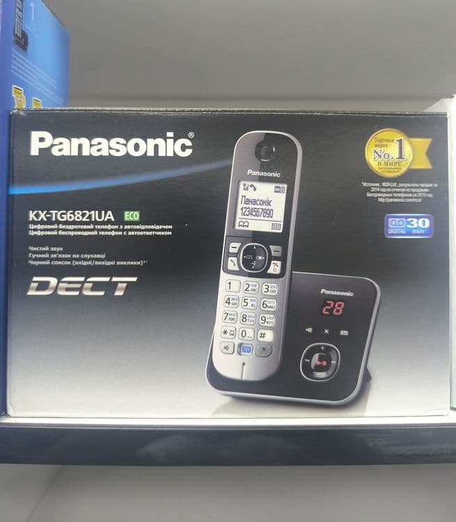 Супер, абсолютно новый, радио телефон panasonic 6821 домашний, — 1
