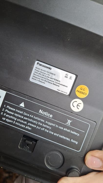 Телефон Panasonic KX-TSC559CID (Оригинал, Малайзия) в идеале — 4