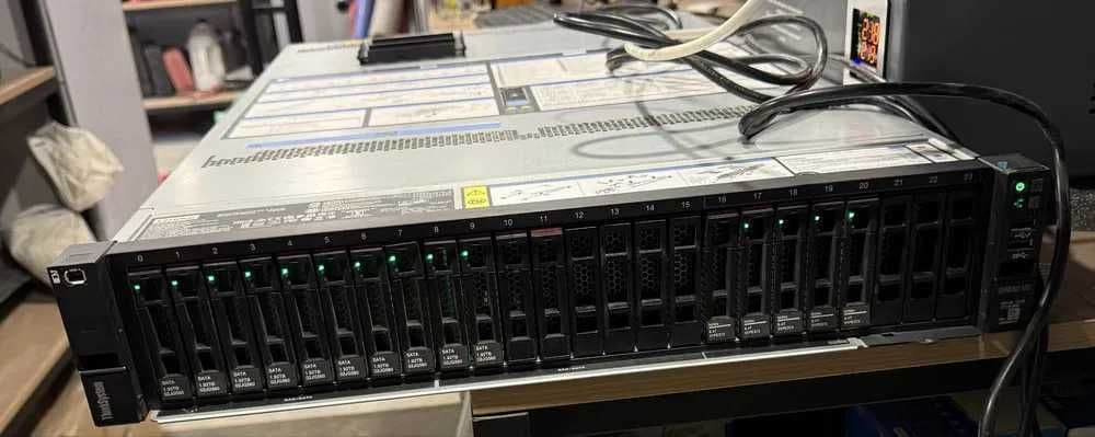 Сервер Lenovo SR650 V2 (48 ядер/512GB RAM/GPU NVIDIA A10/45TB SSD) — 1
